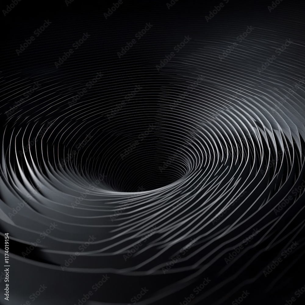 Abstract Vortex of Concentric Layers Abstract Vortex of Concentric Layers