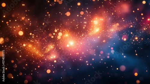 Colorful Fireworks Celebration Lighting Up the Night Sky