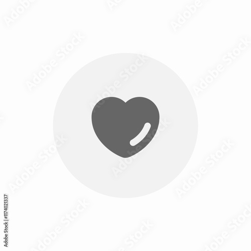 heart favorite like icon sign vector