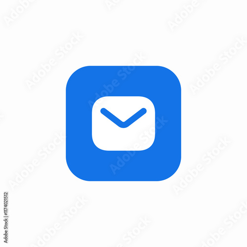 letter mail icon sign vector