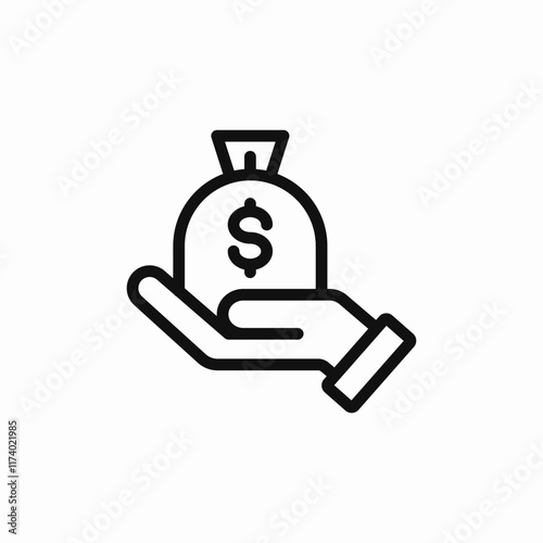 money savings care icon sign vector