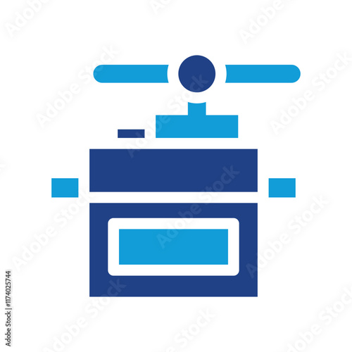 Servo Motor Flat Icon photo