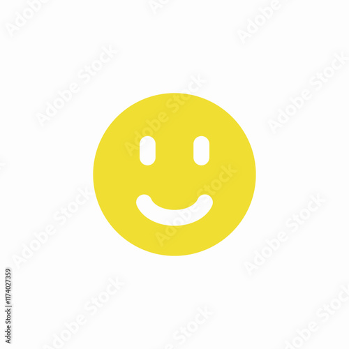 happy mood emoji icon sign vector