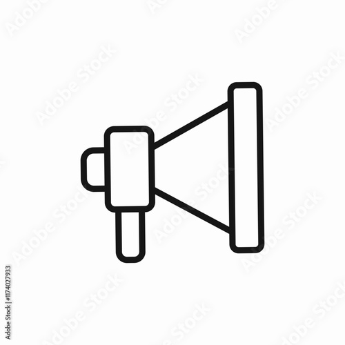 marketing campaign megaphone icon sign vector