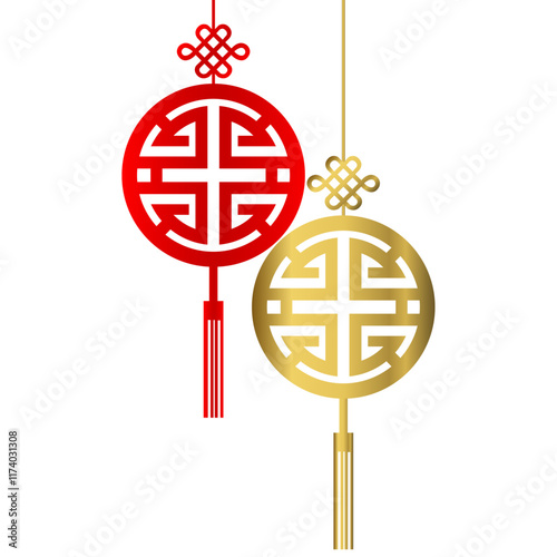 Chinese Knot Vector Illustration photo