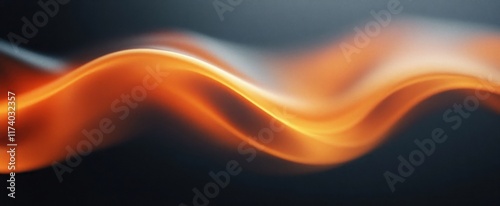 Wallpaper Mural Abstract Soft Focus Smooth Gradient Background Black Orange Gray White Minimalistic Cover Design Torontodigital.ca