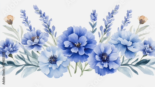 Elegant wedding invitation card background vector. Minimal hand painted watercolor botanical flowers texture template background. Design for wedding, vip cover, poster, rsvp moderncard.Valentine's Day