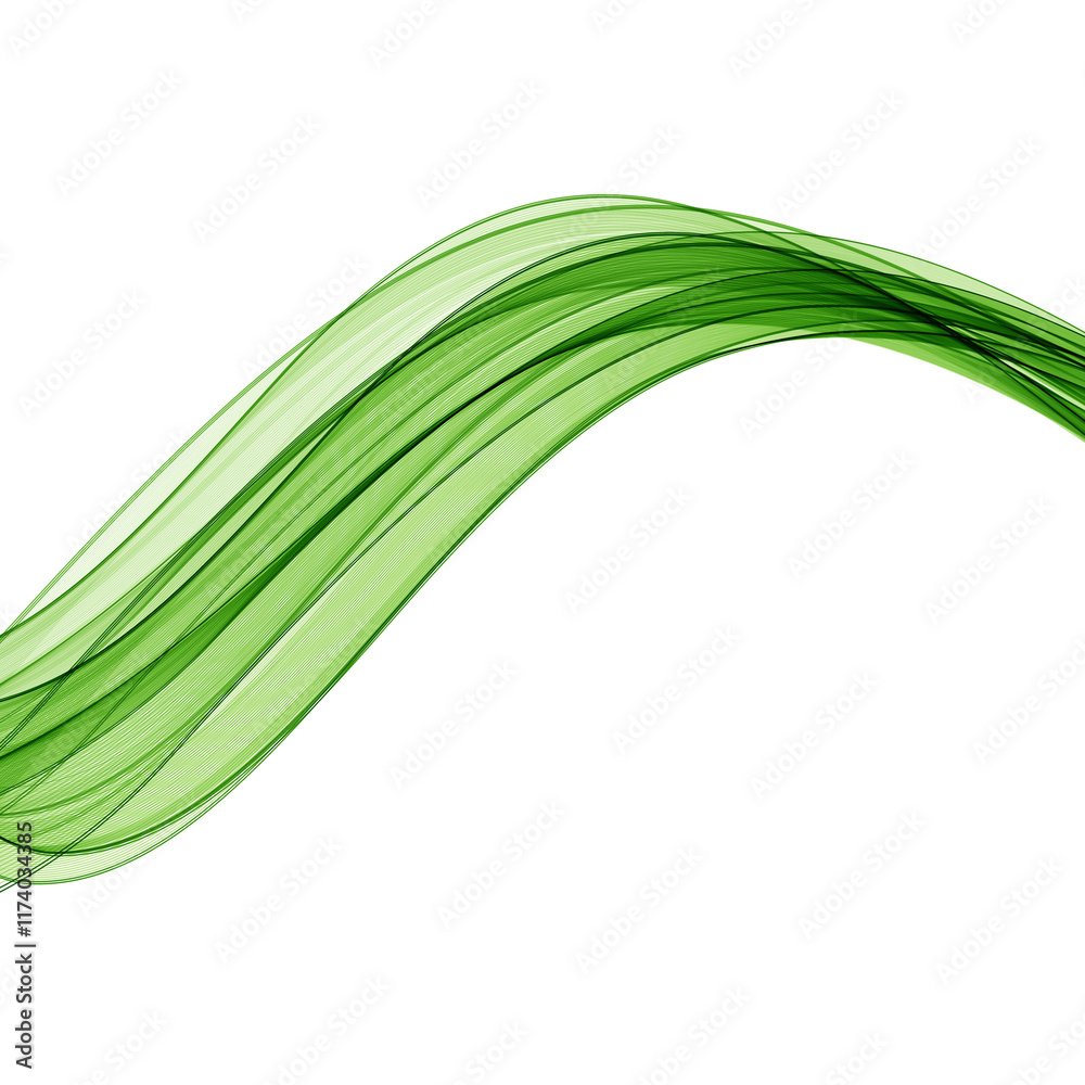 Abstract background, green transparent waved lines for brochure, website, flyer design. smoke wave. wavy lines. Png Abstract background, green transparent waved lines for brochure, website, flyer design. smoke wave. wavy lines. Png