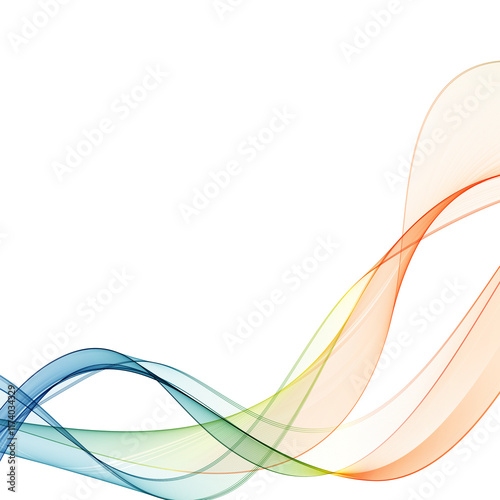 Color Wavy abstract background. layout for advertising. Png
