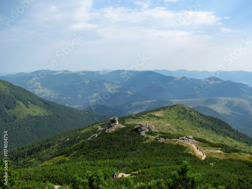 Stunning mountains with calm valleys