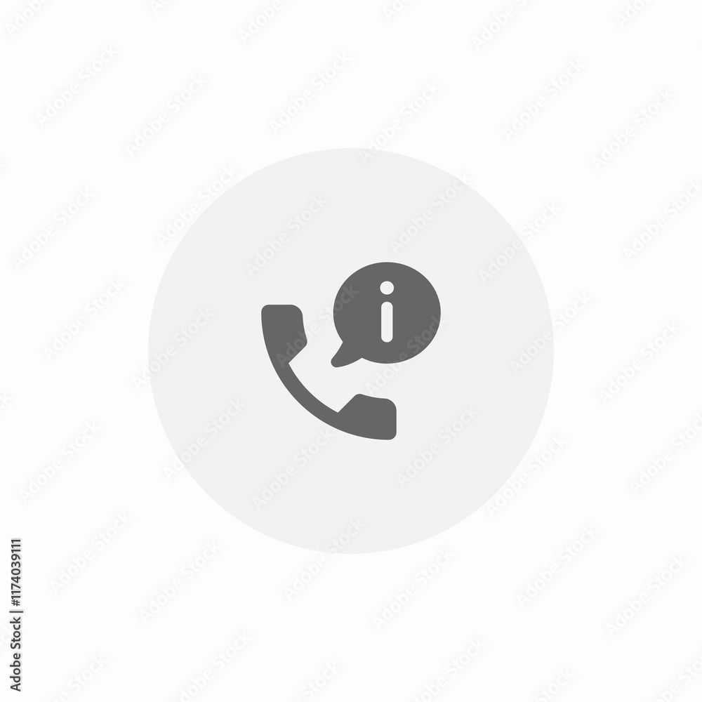 info call icon sign vector info call icon sign vector