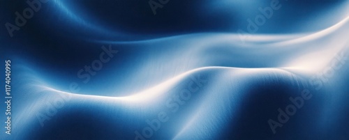 Wallpaper Mural Soft Blue and White Gradient Abstract Calm Design with Flowing Lines and Ambient Light Torontodigital.ca