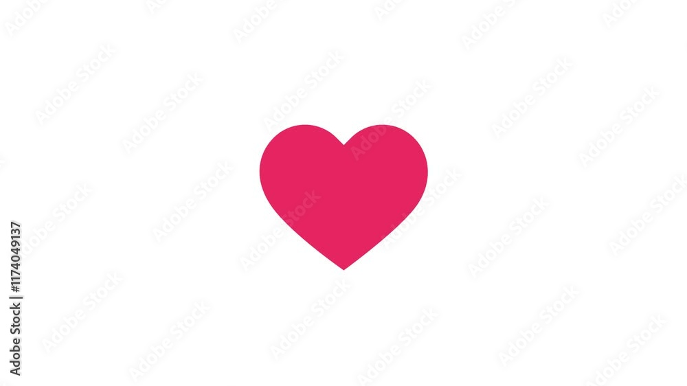 Hearts symbol. valentine's day sign of love. heart like animated on transparent background Hearts symbol. valentine's day sign of love. heart like animated on transparent background