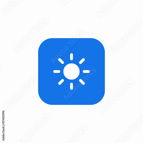 sun brightness icon sign vector