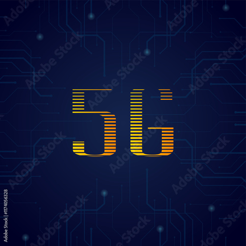 5G Logo Vector Illustration