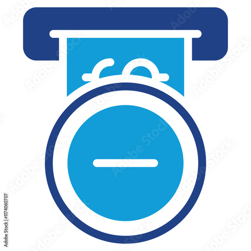 Overdraft Flat Icon