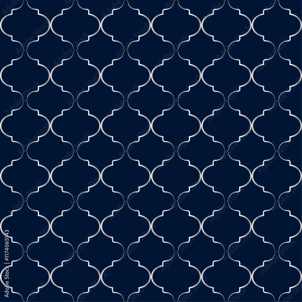 moroccan seamless background abstract geometric pattern traditional islamic lantern arabic mosaic elegant motif mosque window vector