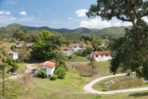 Billede på lærred Cuba, Vinales, Las Terrazas, Province of Pinar