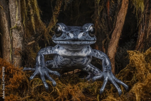 magnificent web-footed salamander from Volcan Baru National Park