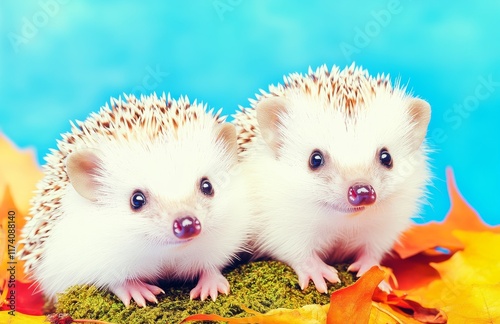 hedgehog in a cap photo