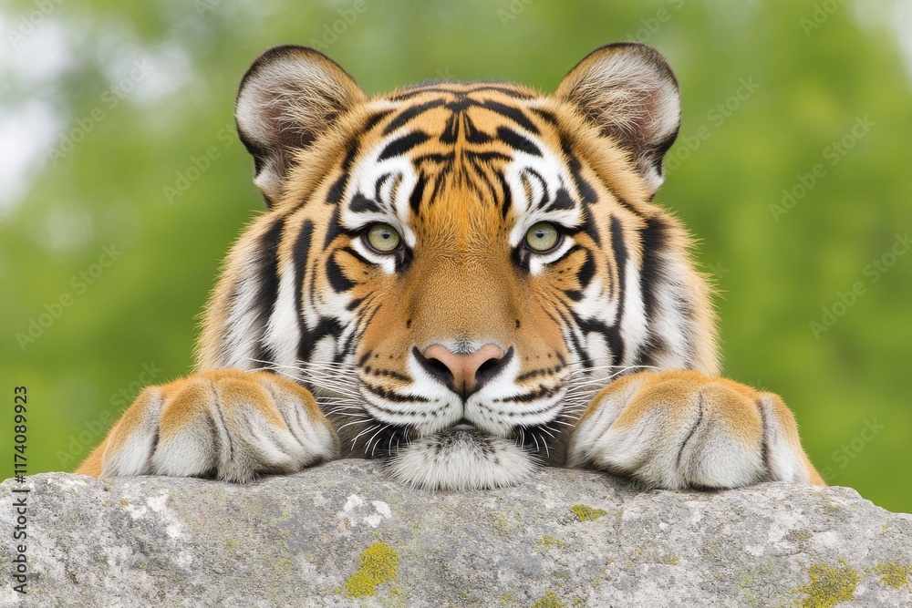 Among natural vegetation, the Indochinese tiger, Panthera tigris corbetti, can be found Among natural vegetation, the Indochinese tiger, Panthera tigris corbetti, can be found