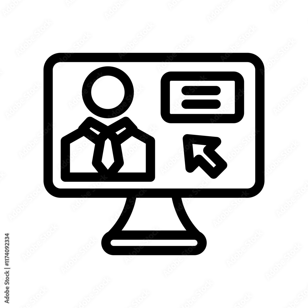 3 course line icon illustration vector graphic 3 course line icon illustration vector graphic