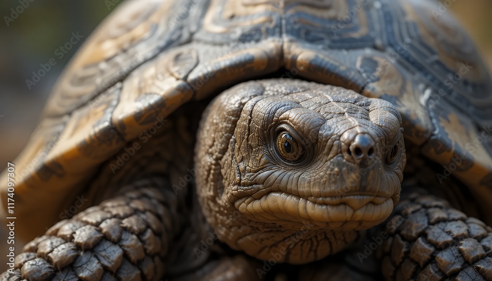 Intense Gaze: Macro Shot of a Tortoise - 4K High-Resolution Wildlife Photography Intense Gaze: Macro Shot of a Tortoise - 4K High-Resolution Wildlife Photography