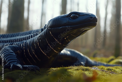 the splendid web-footed salamander from Volcan Baru National Park