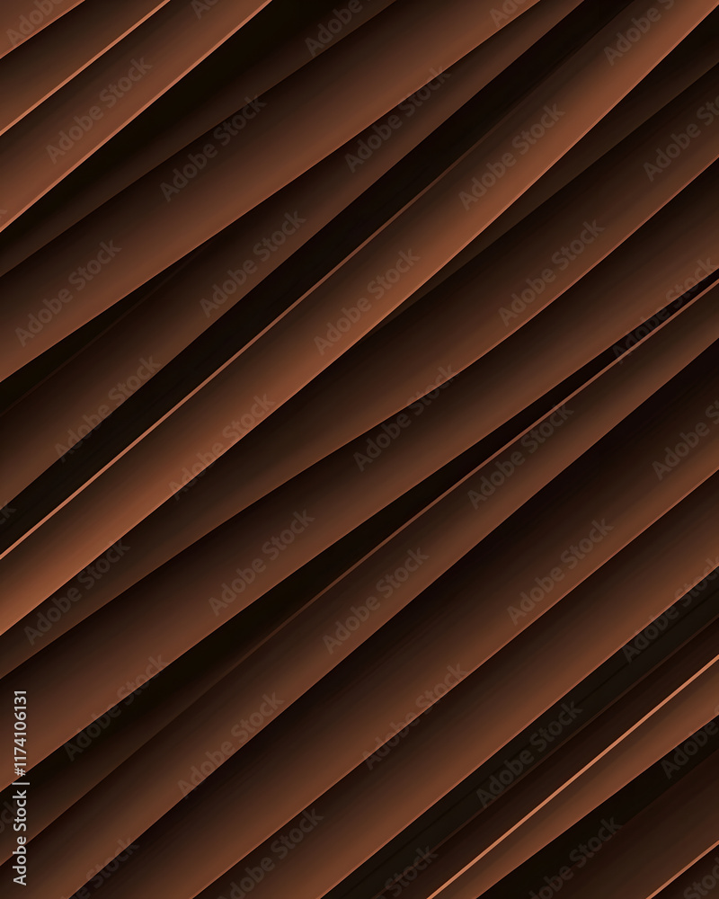 Obraz premium Diagonal Brown Stripes Abstract Background