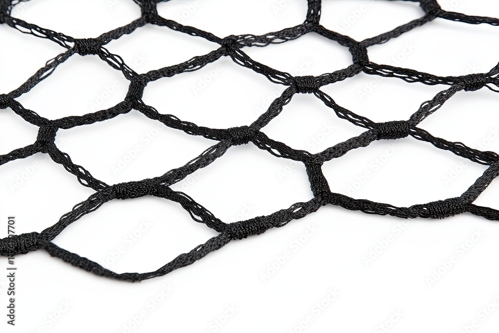 Net design. Silhouette of a rope net. Pattern of soccer and football nets Net design. Silhouette of a rope net. Pattern of soccer and football nets