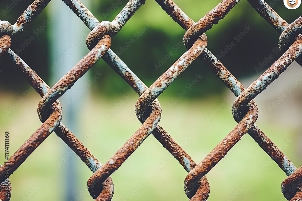 The idea of a limit for locking fence netting The idea of a limit for locking fence netting