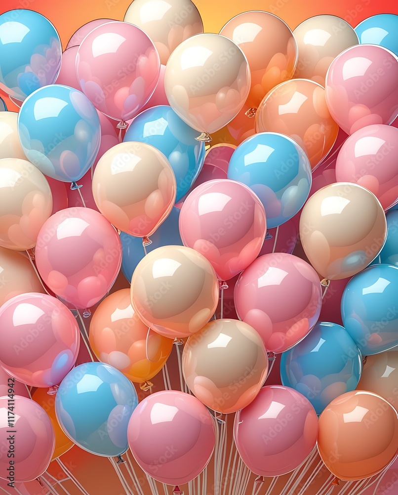 Colorful pastel balloons floating in the sky perfect for vibrant celebrations birthdays parties weddings and festive decor inspiring joy fun and happiness in any occasion with dreamy hues and cheerful Colorful pastel balloons floating in the sky perfect for vibrant celebrations birthdays parties weddings and festive decor inspiring joy fun and happiness in any occasion with dreamy hues and cheerful