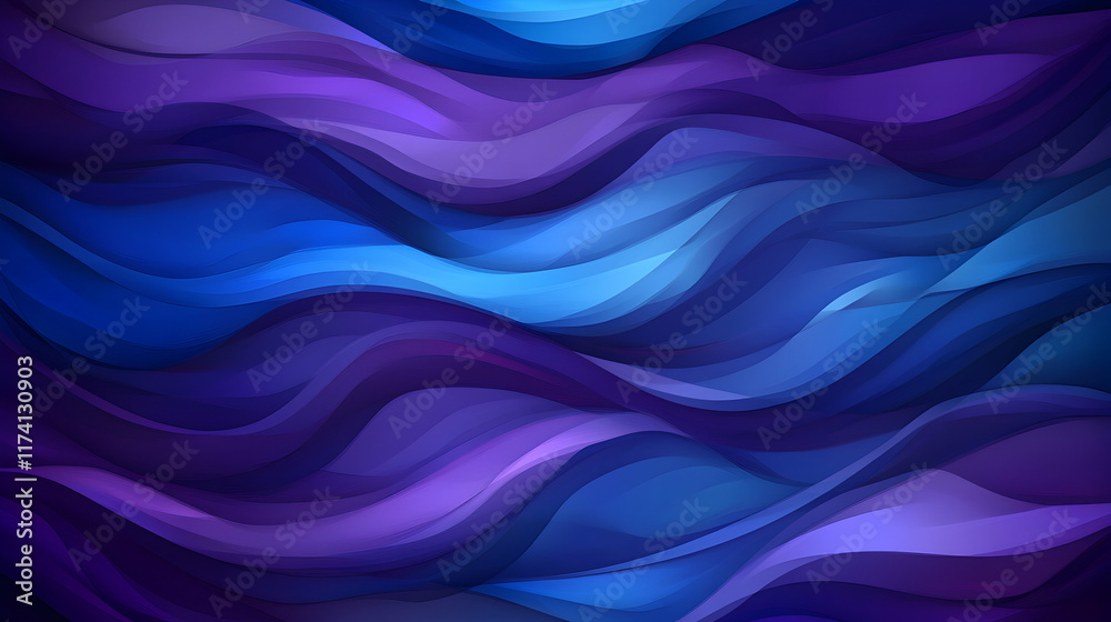Abstract swirling waves of deep blue and purple hues, creating a mesmerizing and dynamic visual effect. Perfect for backgrounds, design, and artistic projects. Abstract swirling waves of deep blue and purple hues, creating a mesmerizing and dynamic visual effect. Perfect for backgrounds, design, and artistic projects.