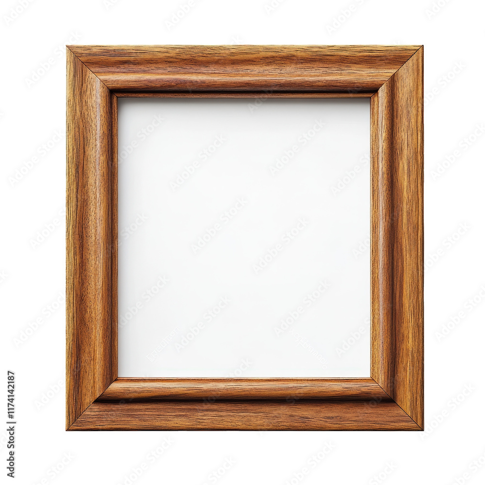 wooden picture frame with a simple. elegant design the frame is empty. suggesting it is ready to display a photograph or artwork its clean lines and natural wood finish make it suitable for various de wooden picture frame with a simple. elegant design the frame is empty. suggesting it is ready to display a photograph or artwork its clean lines and natural wood finish make it suitable for various de