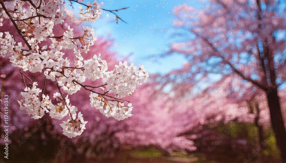 Beautiful Cherry Blossom Flowers during spring time Beautiful Cherry Blossom Flowers during spring time