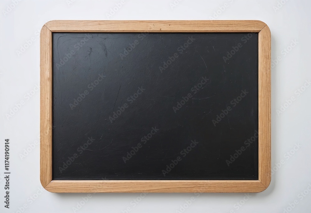 Blank chalkboard with wooden frame perfect for your message or design Ideal for announcements reminders or creative expression Blank chalkboard with wooden frame perfect for your message or design Ideal for announcements reminders or creative expression