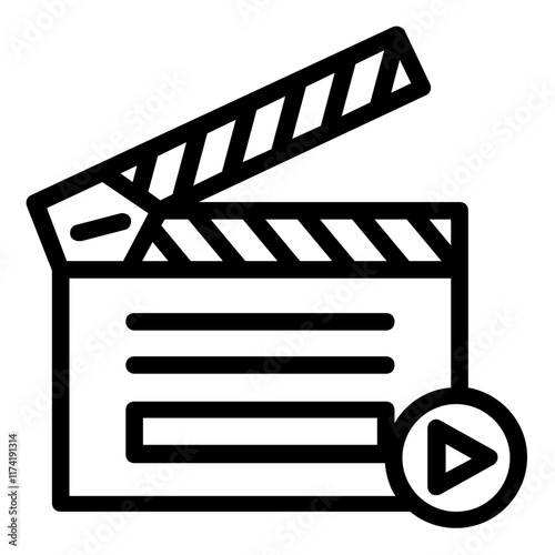 clapperboard icon