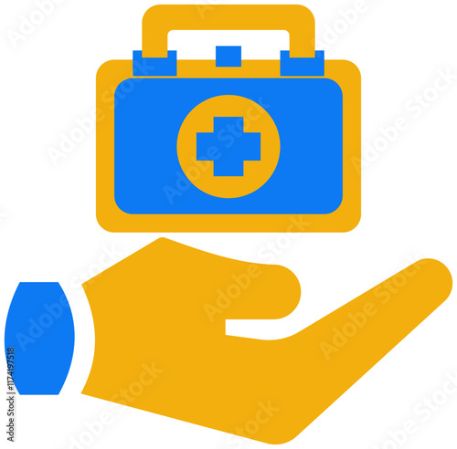 medical Icon. Medical and healthcare icon. Flat icon style