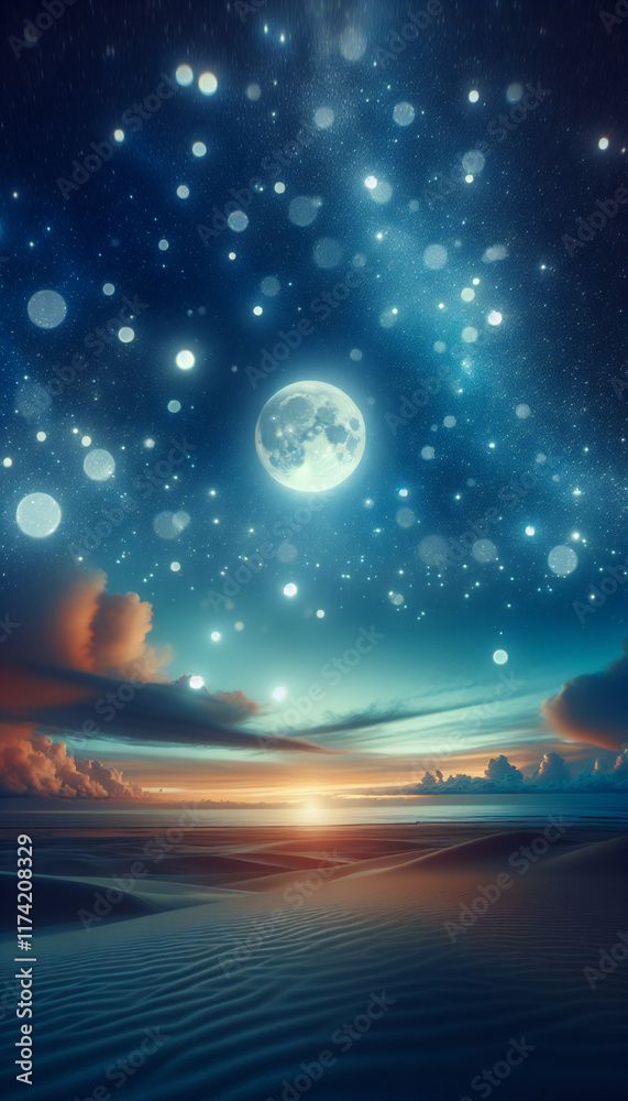 Fototapeta premium Stargazing at the night sky