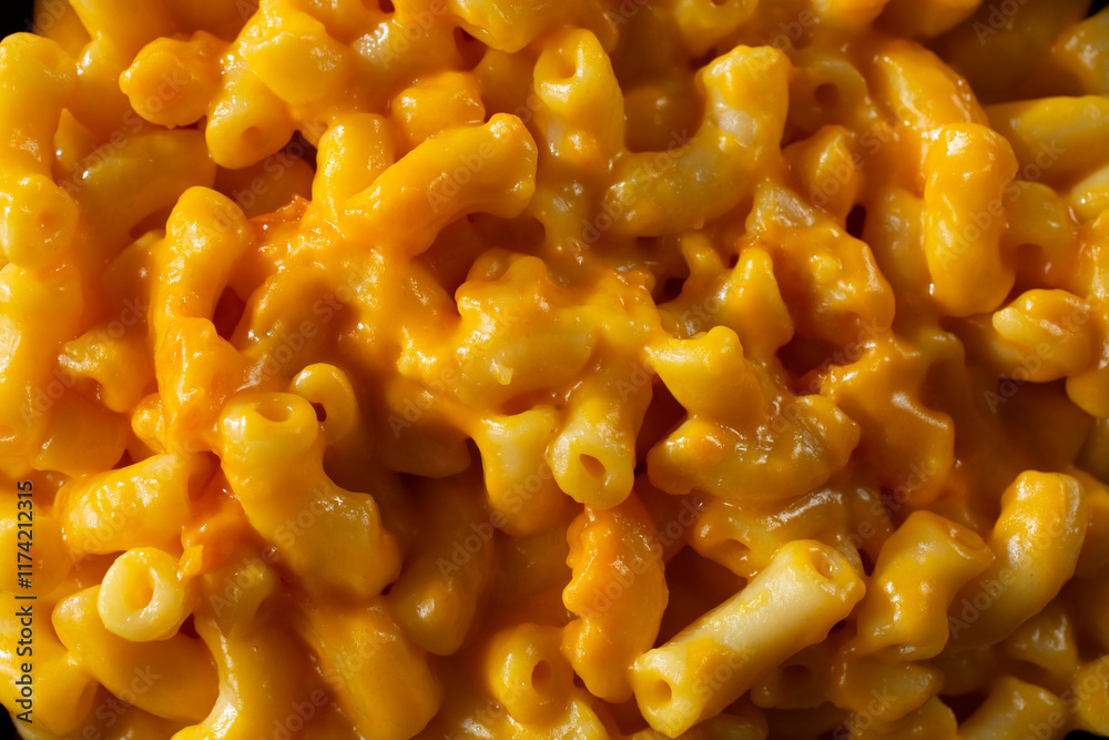 A closeup view of mac n cheese, as a background. A closeup view of mac n cheese, as a background.