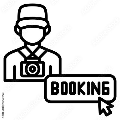 Photographer Booking icon