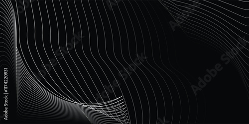 Landscape geodetic topographic map background. Gray topography lines. Line texture