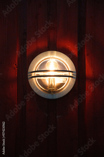 Rustic Wall Light Fixture that Provides a Warm Glow to Enhance Any Spaces Ambiance