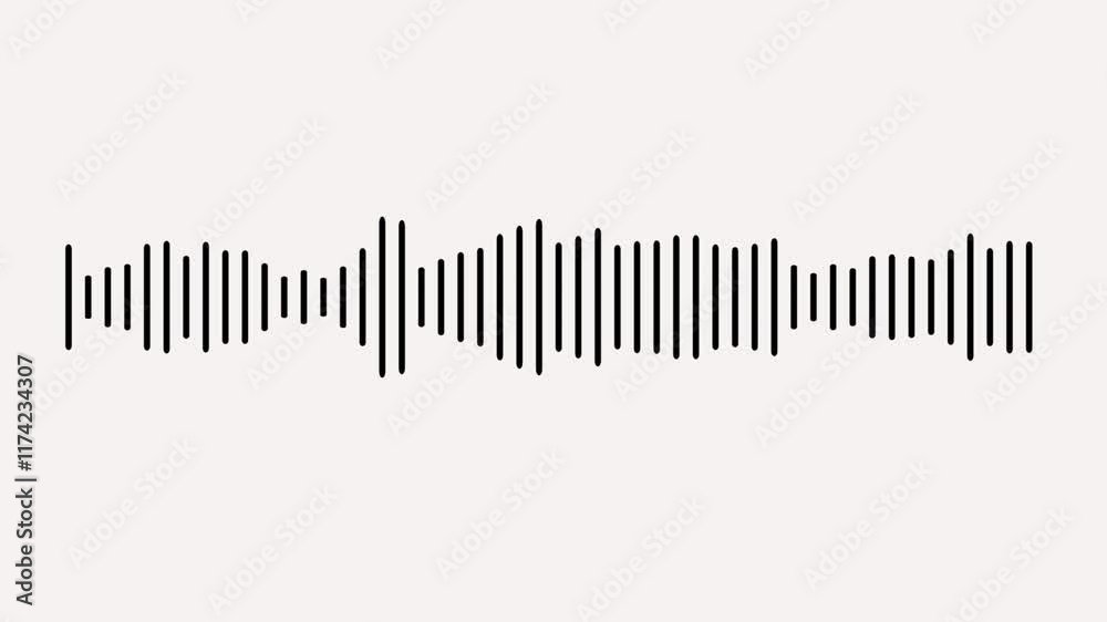 Waveform Audio. Black sound waves background, audio wave or frequency digital animation.
Sound waveform frequency. Black audio waves on white background. White audio waveform spectrum animation. Waveform Audio. Black sound waves background, audio wave or frequency digital animation.
Sound waveform frequency. Black audio waves on white background. White audio waveform spectrum animation.