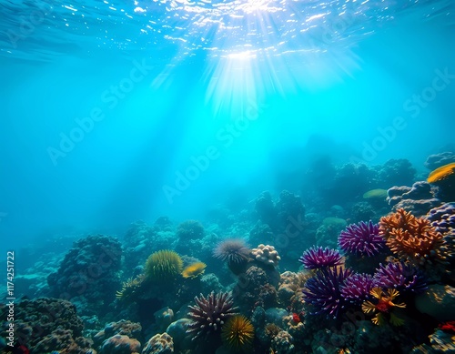 Wallpaper Mural Capture a mesmerizing underwater world at eye-level Torontodigital.ca