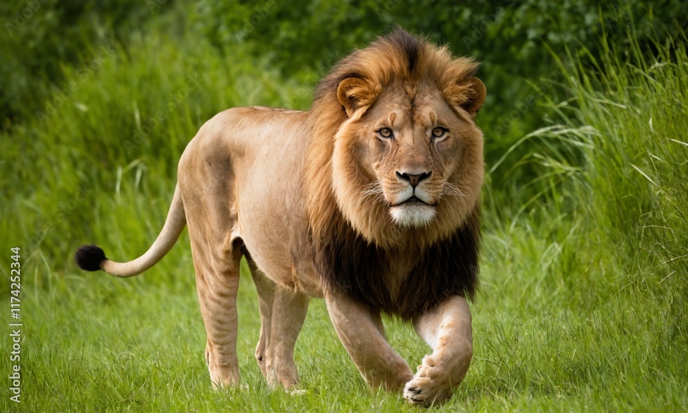 사냥을 준비하는 사자사진 멋지다