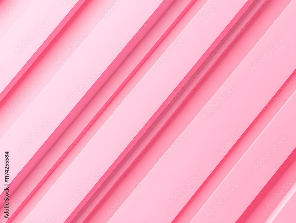 Fototapeta premium Diagonal Pink Rectangular Layers