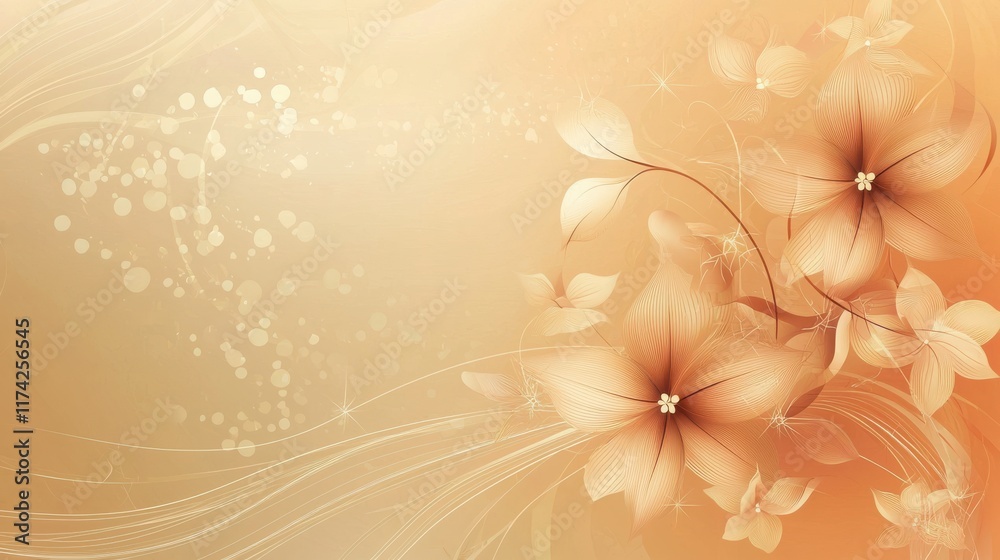 Swirling floral wallpaper with a delicate retro aesthetic and a gradient color scheme Swirling floral wallpaper with a delicate retro aesthetic and a gradient color scheme