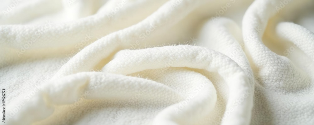 Soft white wool fabric texture with subtle sheen, fabric, natural Soft white wool fabric texture with subtle sheen, fabric, natural