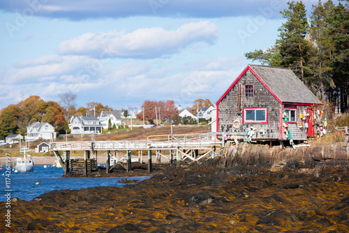 fishing house on the harbour
